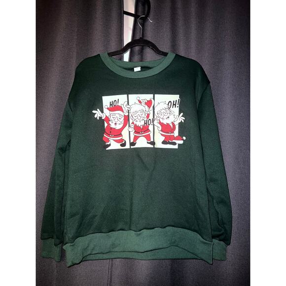 Ugly Christmas Sweater Xmas Sweatshirt Crewneck Size Medium - Picture 1 of 3
